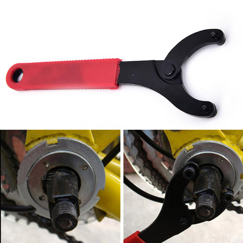 Adjustable Bicycle Bike Cycling MTB Bracket Axis Wrench Spanner Repair 12.6CM
