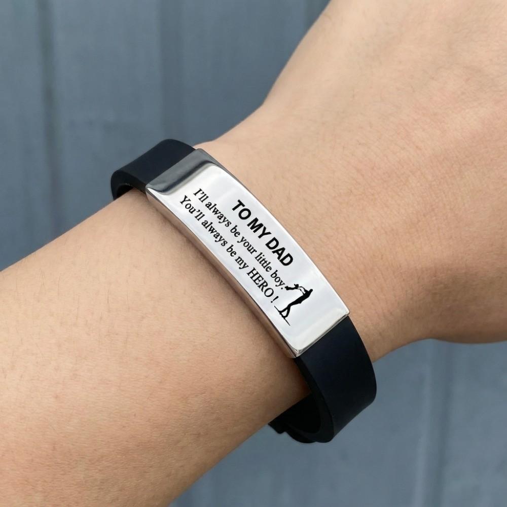 Stainless Steel Family Bracelets Father's Day Gifts Bracelet for Father Father Gifts