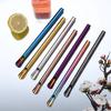 4Pcs Straw Spoon Durability Stirring Spoon Drinking Straw for Smoothie Milkshake Bar Reusable Stainless Steel Scoop