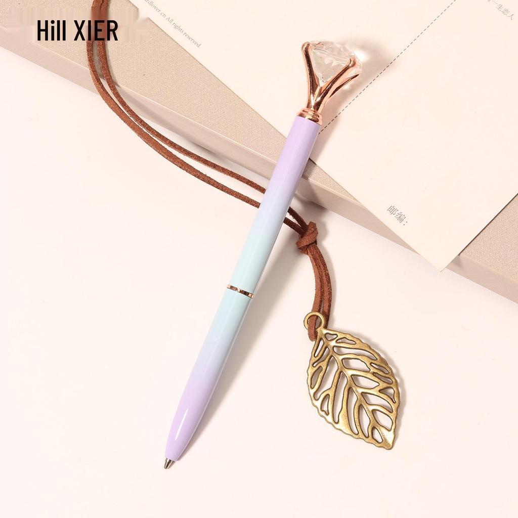 Large Crystal Diamond Metal Ballpoint Pen with Custom Logo