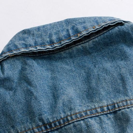 Männer Weste Mantel Zerrissene Ärmel Plus Größe Einreiher Taschen Einfarbig Revers Hip Hop Streetwear Weiche Strickjacke Denim Weste männer Sommer