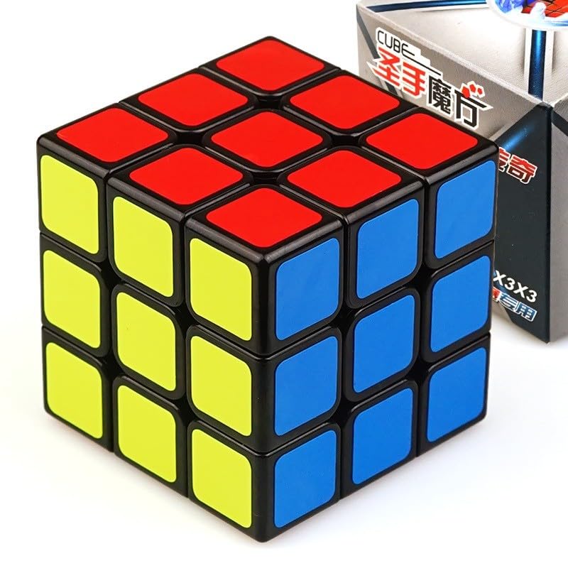

Magic Cube, Official WCA International Competition Standard, Smooth Rotation, 3D Puzzle, Educational Toy [Includes Strategy Guide] (Legend 3x3, No