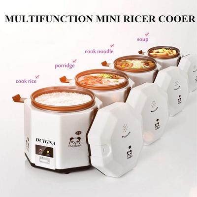 1.2L Mini Rice Cooker, Electric Lunch Box, Removable Non-stick Pot, Keep Warm Function, For Cooking Soup, Rice, Stews, Grains & Oatmeal
