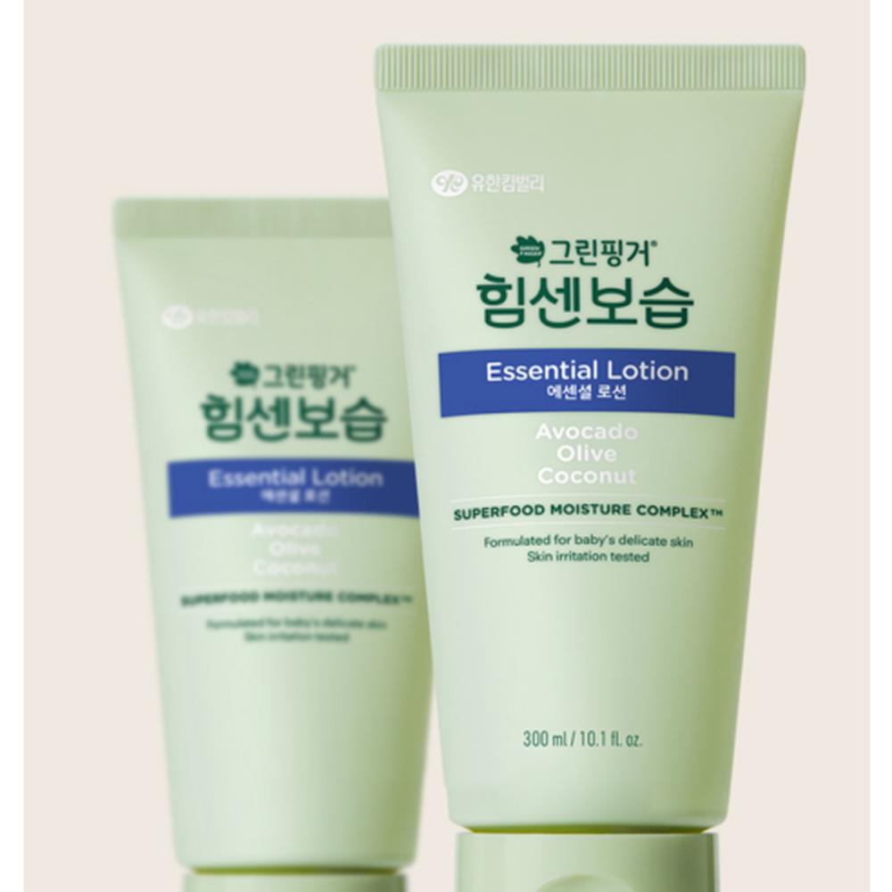 Green Finger Essential Strong Moisture Baby Lotion 300ml - Deep Moisturising Care for Baby Skin, Korean