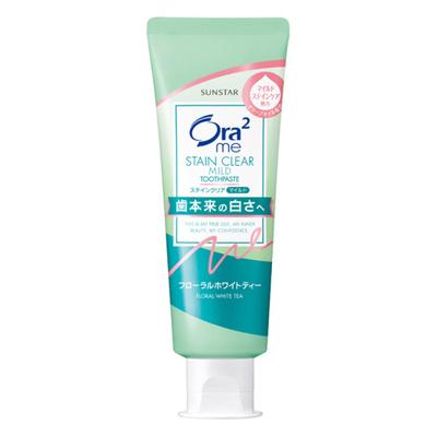 Ora2 me (Oratsumi) Steen Pasta Trasparente Dentifricio Delicato Tè Bianco Floreale 125g (Orachiyak)