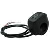 2pcs 22mm Motorcycle Retrofit Switch Headlight Horn Control On/Off With LED Display Light Switch Button Handlebar Mount