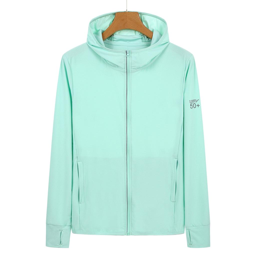 Sunscreen Clothing Women's Long-sleeved Anti-ultraviolet Summer Breathable Ice Silk Outdoor Men's Thin Sunscreen Clothing