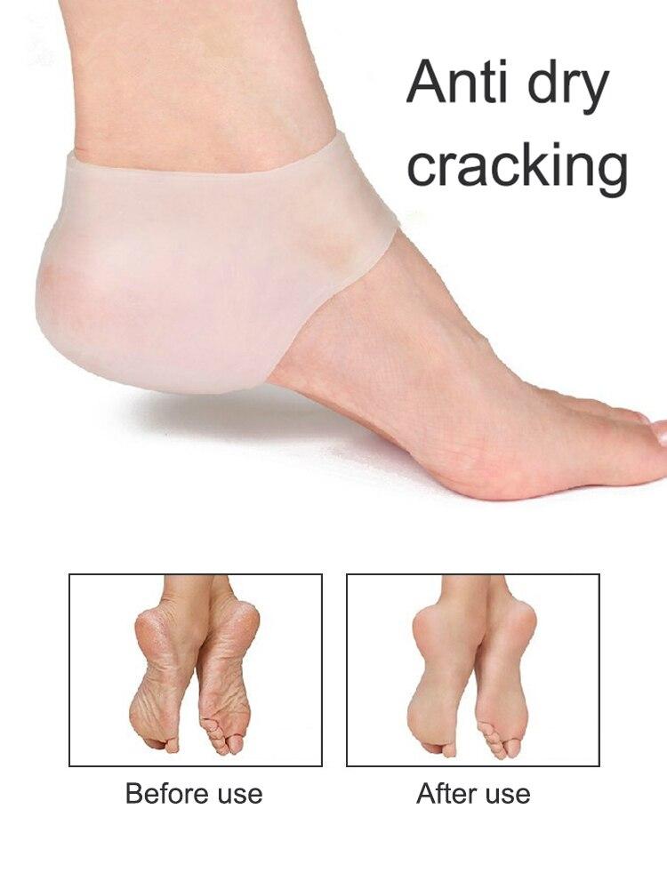 Premium Silicone Heel Protectors for Shoes, Gel Heel Cups & Cushion Inserts for Women & Men, Cushioned Sole Cups for Plantar Fas