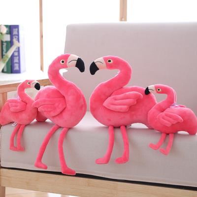 Kreative Flamingo-Puppe Wurfkissen Puppe niedliche rosa Plüschpuppe Geburtstagsgeschenk Mädchen