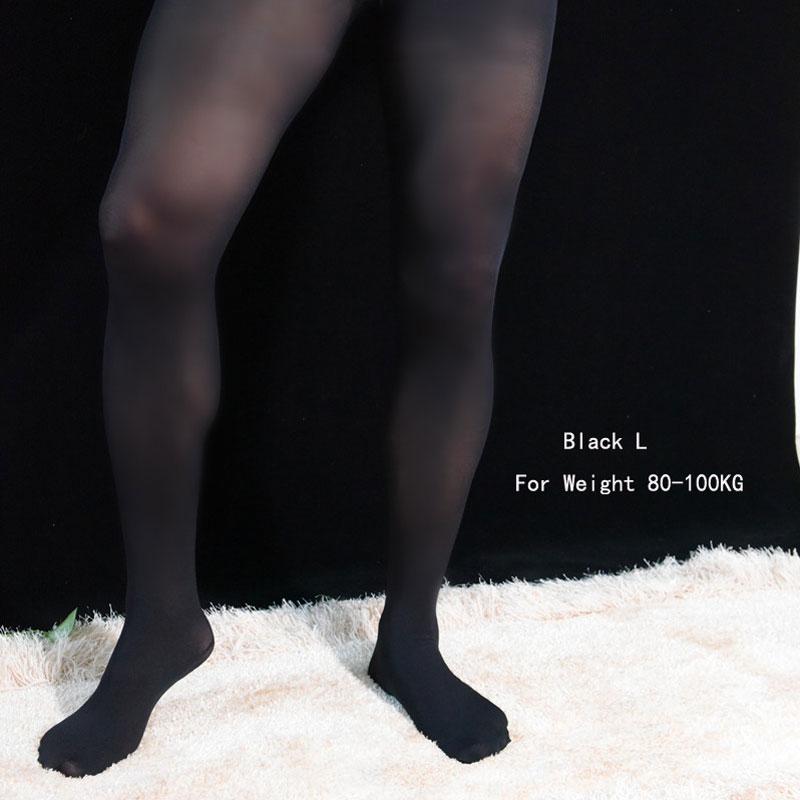 Men Shiny Glossy U Convex Pouch Stockings Open Crotch Sexy Tight Stockings Sheer Stage Shaping Pantyhose Plus Size Warm Wear Q12