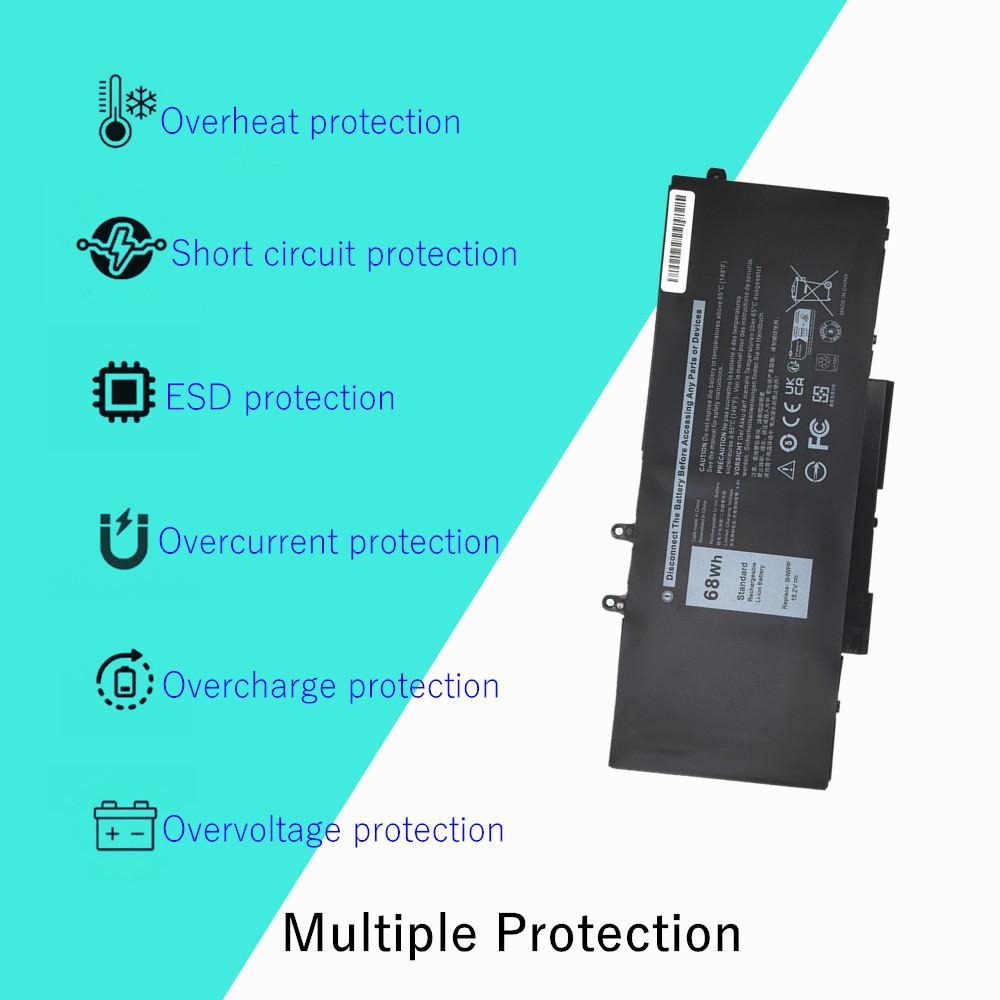 3HWPP Laptop Batterij Voor Dell Latitude 5401 5501 5411 5410 5511 Voor Precision 3541 Mobiele Werkstation (P80F003) 3551 P80F004