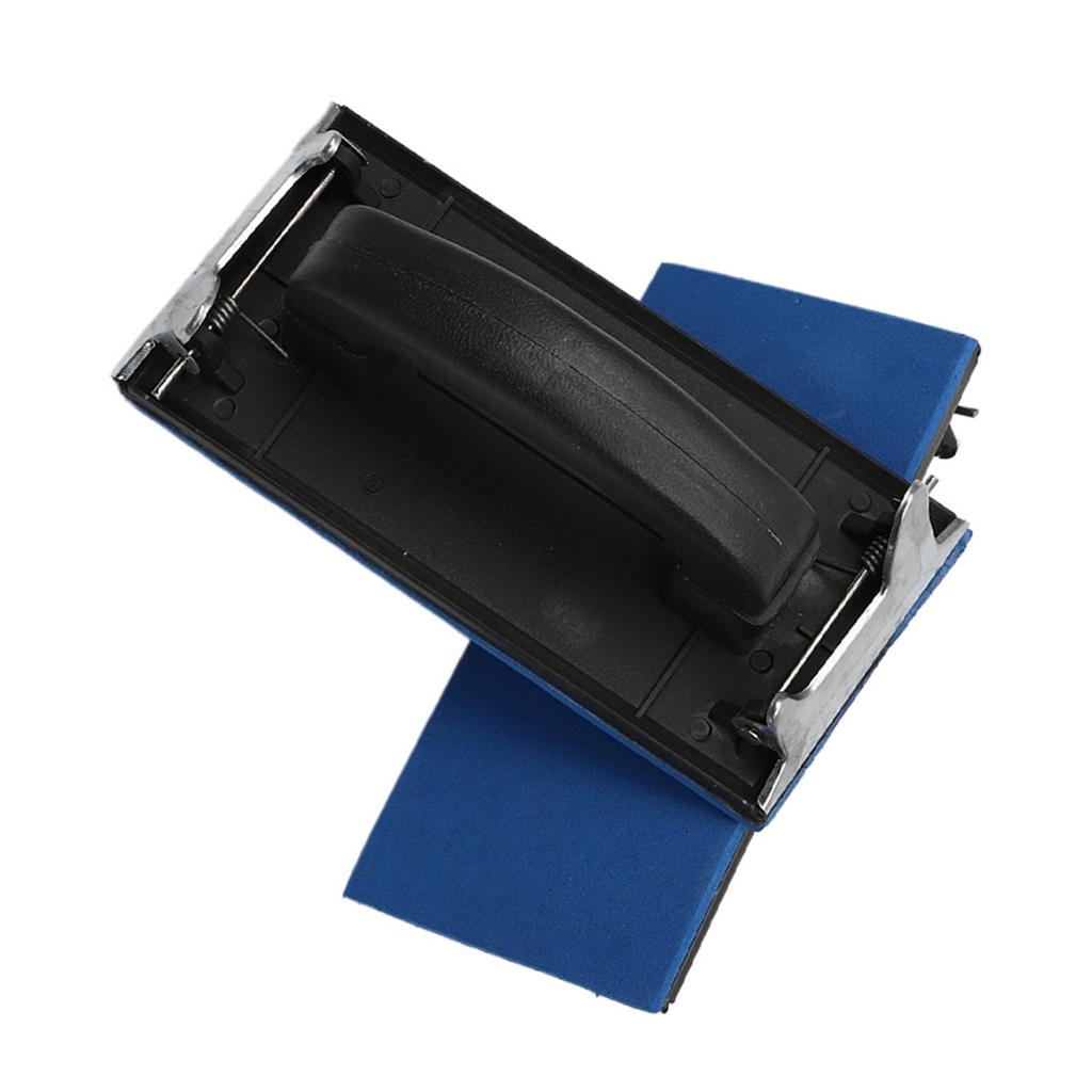 Hand   Sander Bracket Plastic Sandpaper Sheet Holder Manual Hand Sanding Block