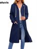 Neuer Bestseller von Outward Bound Damen Lockerer Reißverschluss Cardigan Herbst Winter Mantel Langarm Oberbekleidung