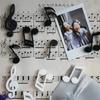 6Pcs Set Musical Note Fridge Magnet Refrigerator Magnetic Photo Message Sticker Note Stick Office Home Kitchen Decoration Gift