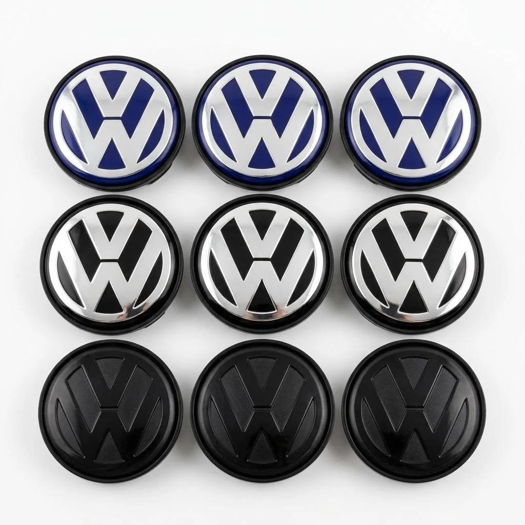 New 2026 4pcs 56mm 65mm VW floating Car Wheel Center Caps Hubcap Cover for VW Jetta MK5 Golf Passat styling CC Golf 3B7601171 1J0601171