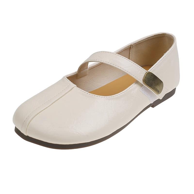 Small Leather Shoes, Fashionable and Versatile Retro 2025 Spring and Summer High-value Mary Jane Flat-soled Soft-soled Doudou Single Shoes Women