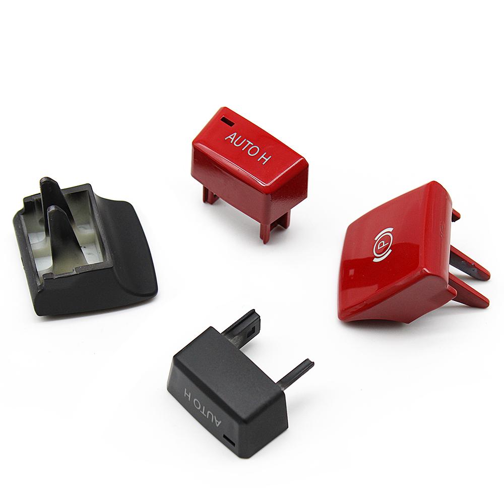 Interior Car Electronic Handbrake Parking Switch Auto H Hold P Button Cover Replacement for BMW X5 E70 X6 E71 E72 61319148508