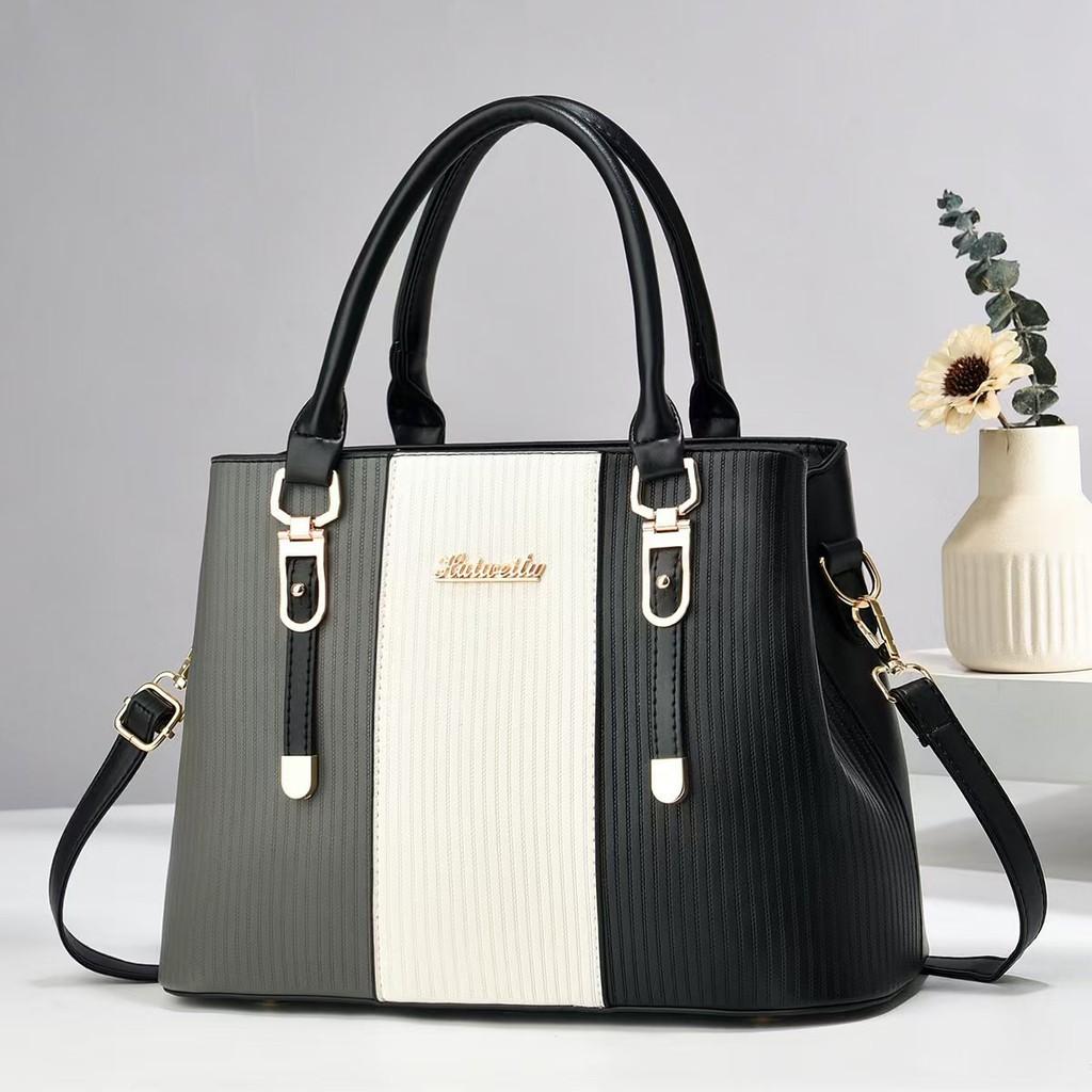 Fashionable Mom Embroidered Tote Bag With Spacious Interior And Trendy Color Variants For Everyday Use