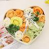 Heart-Shaped Artificial Rose Flower Arrangement with Mixed Colors for Home Decor, Weddings, and Gifts