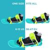 1 paar Mini Ski Skates Schnee Kurze Skiboard Einstellbare Bindungen Skifahren Schuhe Outdoor