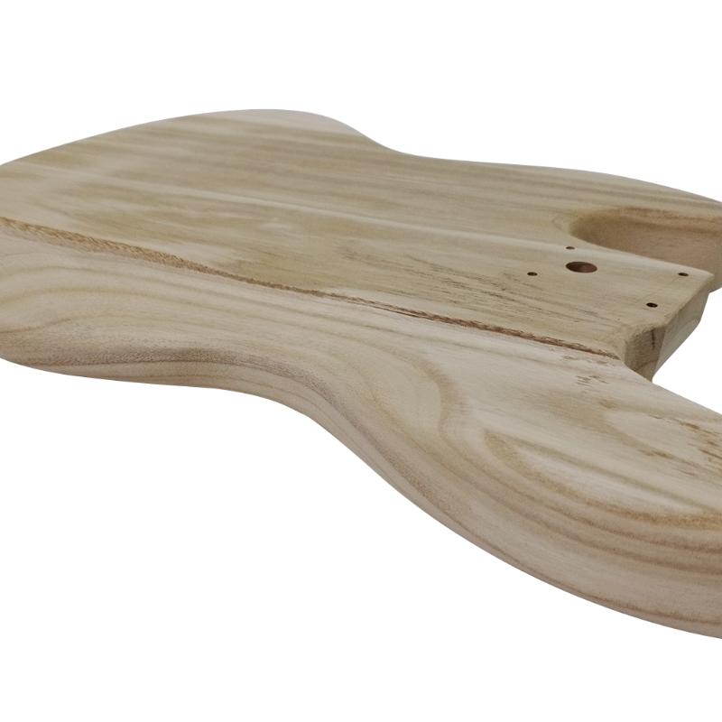 Nedokončený korpus kytary, leštěné dřevo, pro kytary stylu JB, příslušenství