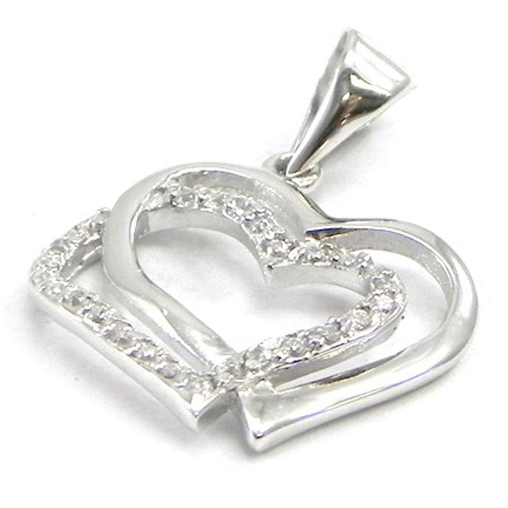 

Les Trésors De Lily [I3605] — Белый серебряный кулон «Love Divine»