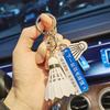 Exquisite Badminton Keychain: Stylish Pendant Ornament & Creative Sports Gift for Men and Women