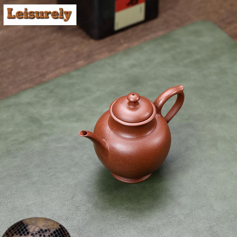 180 ml Elegante Yixing Lila Ton Teekannen Handgefertigte Gyokuro Kanne Roherz Downhill Schlammkessel Mit Filter Chinesisches Zisha Teeset Geschenk