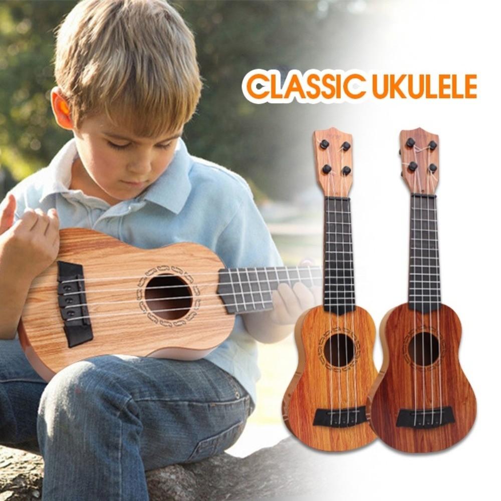 4 Strings Simulation Ukulele Toy Adjustable Knob Kids Musical Toys Beginners