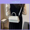 Trendy Street Style Crossbody Bag Chic Handheld Small Square Purse For Daily Use