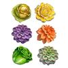 3D Floral Placemat Diatomaceous Earth Absorbent Dining Mat Heat-Resistant Realistic Flower Placemat for Dining Table Kitchen Countertop Desk Decor