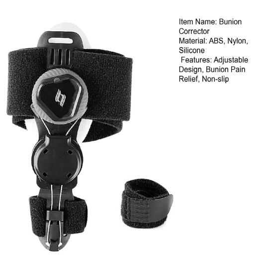 Bunion Corrector Adjustable Knob Big Toe Straightener Hallux Valgus Correction Hammer Toe Separator Orthopedic Bunion Splint Pain Relief Feet Brace