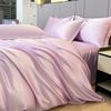 Summer Ice Silk Four-Piece Bed Hat Imitation Tencel Quilt Cover Cool Silk Bed Sheet Washed Silk Quilt Cover