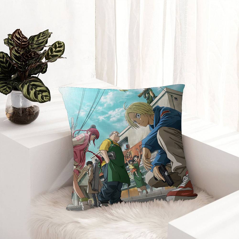 

Sakamoto Days Anime Pillow Cover For Bedroom Room And Living Room Sofa Decorative Cushion Cover 12x12Inch