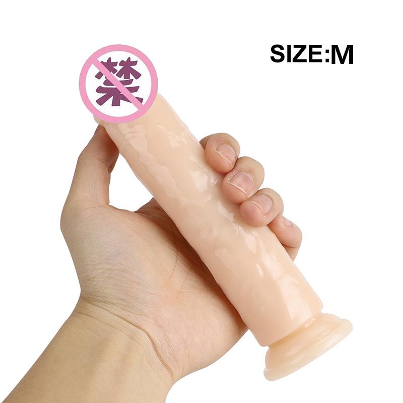 JiuXi Crystal Eggless Realistic Dildo - Large Size Adult Sex Toy for Women