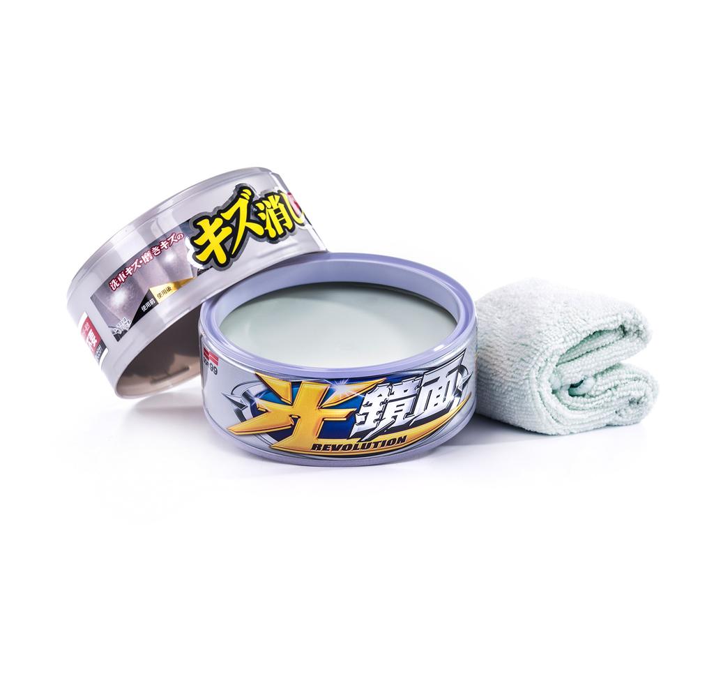 SOFT99 Wax for Pearl Metallic Protects and Polishes Automotive Cloth 00419 Wax, Mirror-Finish & Cars, Paint,