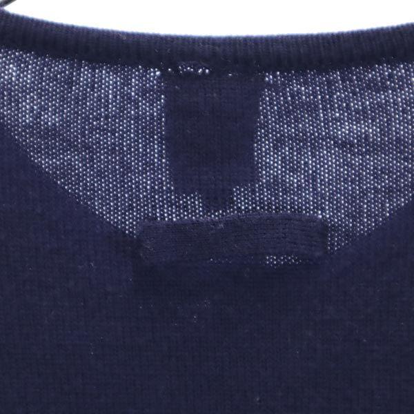 JEAN-PAUL GAULTIER Wolle Langarm Strick-Cardigan 48 Navy System Damen Gebraucht