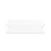 Magnetic Kitchen Rack, Bathroom Rack, Spice Rack, Shelf, Refrigerator Rack, Washing Machine Storage, Set of 2 with Hooks, White
