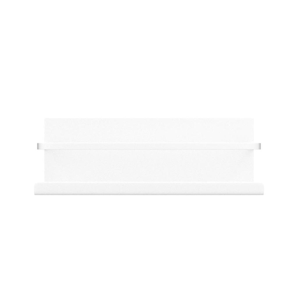 Magnetic Kitchen Rack, Bathroom Rack, Spice Rack, Shelf, Refrigerator Rack, Washing Machine Storage, Set of 2 with Hooks, White