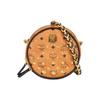 New MCM Nappa Leather Crossbody Bags Extra Mini Women's Cognac & Black MWRCSVI03CO001