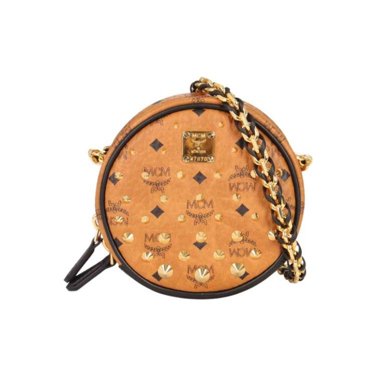 

Новые сумки кроссбоди из кожи наппа MCM, очень маленькие, женские, коньячного и черного цвета MWRCSVI03CO001 12.4*5.1*12.4CM