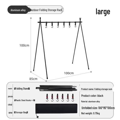 WEZHO Outdoor Portable Camping Storage Rack