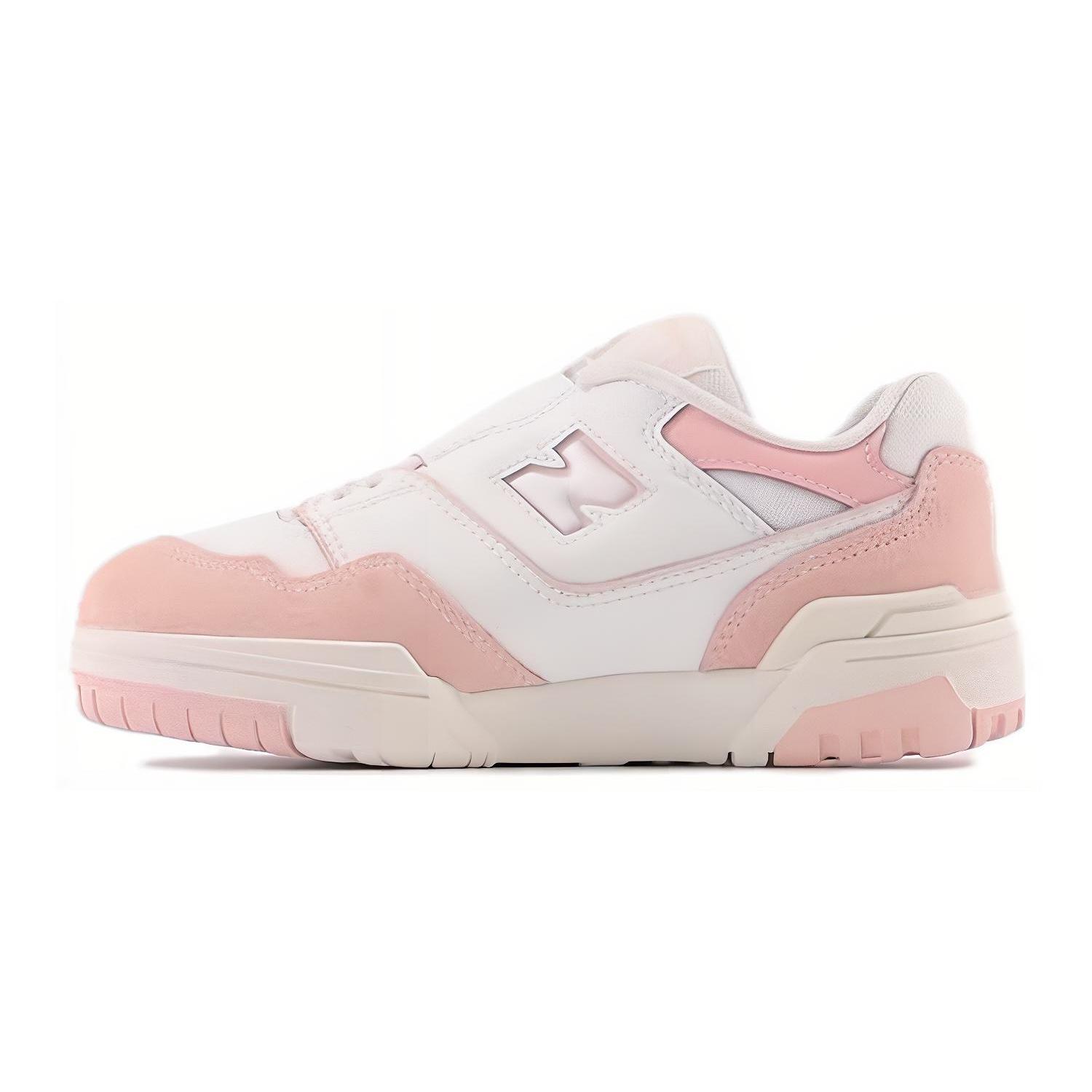 (PS) New Balance 550 Bungee Lace with Top Strap White Pink Haze Kids PHB550CD EU 35