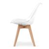 MARK Chair - Transparent / Natural Legs X 2
