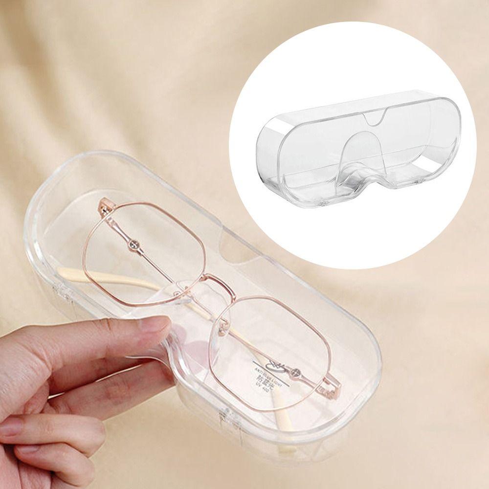Punch-free Sun-glasses Display Holder Wall Mounted Eyewear Storage Box  Desktop Bathroom Bedroom