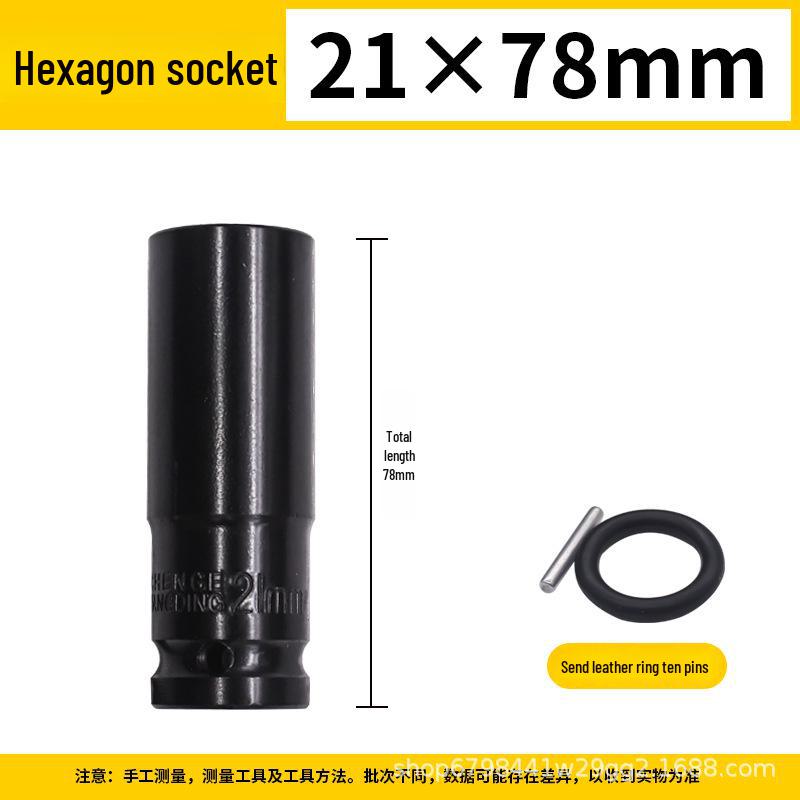 

Удлиненный шестигранный набор торцевых головок для пневмогайковерта, 8-34 мм