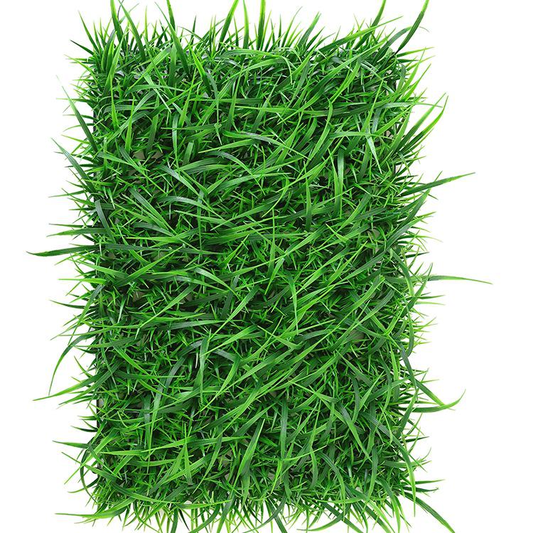 Artificial Green Plant Wall with Flowers - Decorative Turf Mat for Landscaping and Windowsills