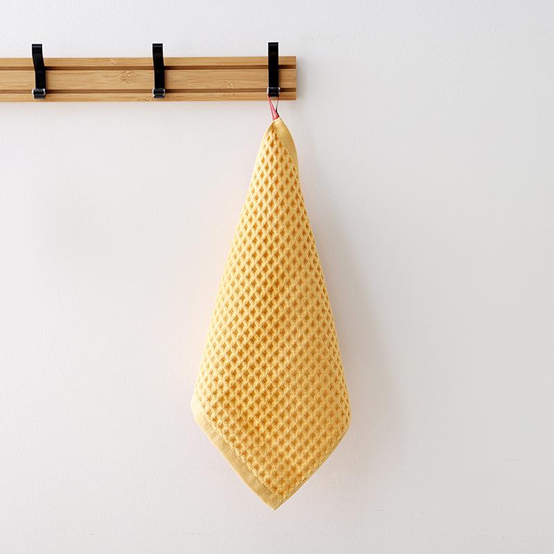 

Premium Cotton Waffle Kitchen Towel - Absorbent, Breathable Honeycomb Design 34x34 cm