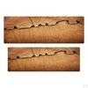 3D Brown Anti-skid Ground Polyester Mat Blanket Wooden Texture For kids children room