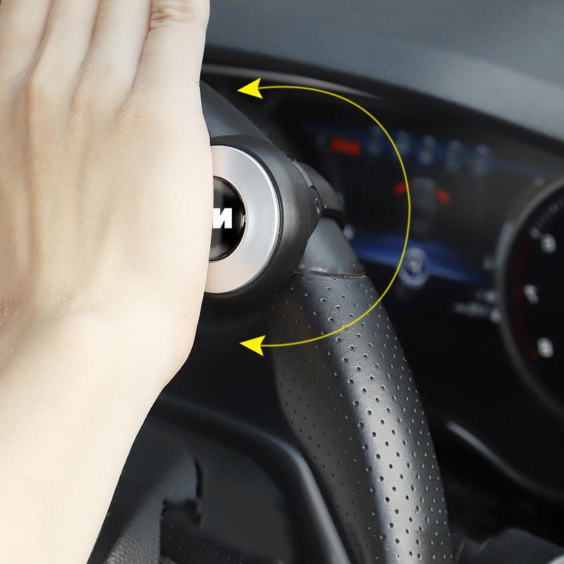 360 Degree Rotating M LOGO Car Steering Wheel Booster Steering Wheel Knob Ball For BMW E61 E81 E87 1 2 3 4 5 6 7 Series X1 X3 X4 X5 X6 F20 E90
